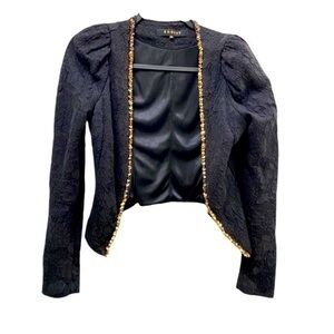 Egoist black jacket women’s size small cocktail business party